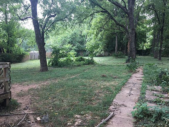 Back yard from porch