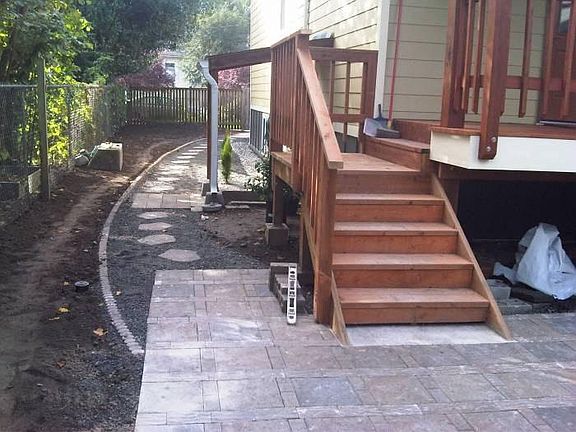 back deck area