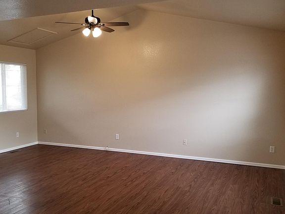 Living room off kitchen.