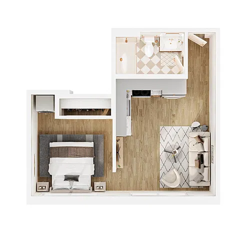 Floor plan The Miller
