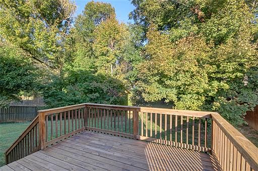 Tree Lined Deck View