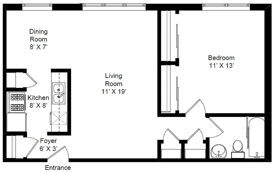 Floor plan Street View Sunshine