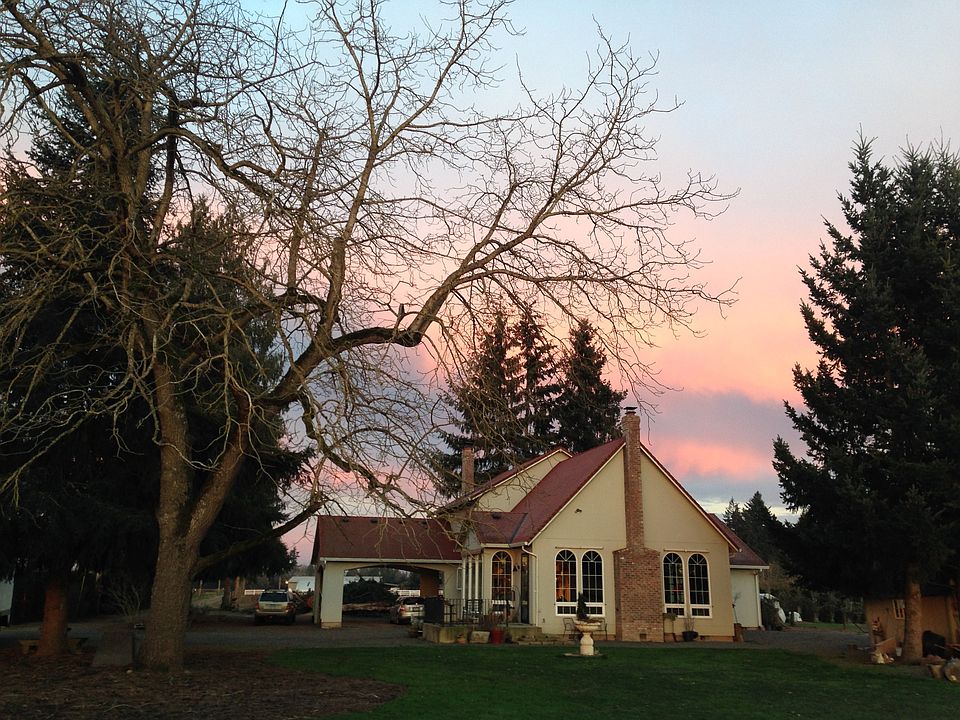 A spring evening at the Farm