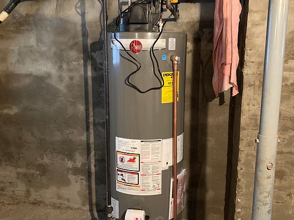 New hot water tank
