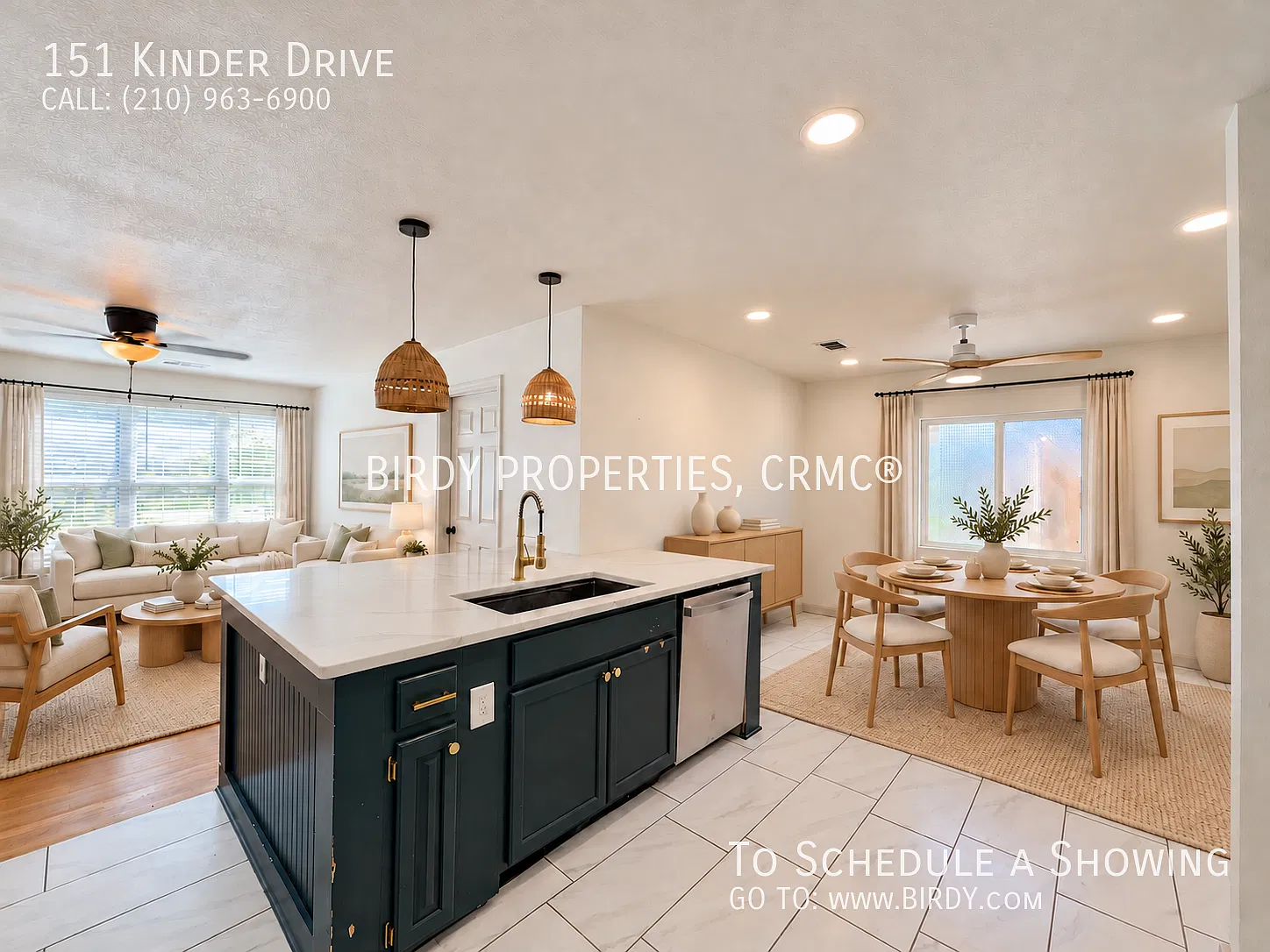 "Charming 3-Bedroom Home with Spacious Living: 151 Kinder Drive, San Antonio" — Photo 2