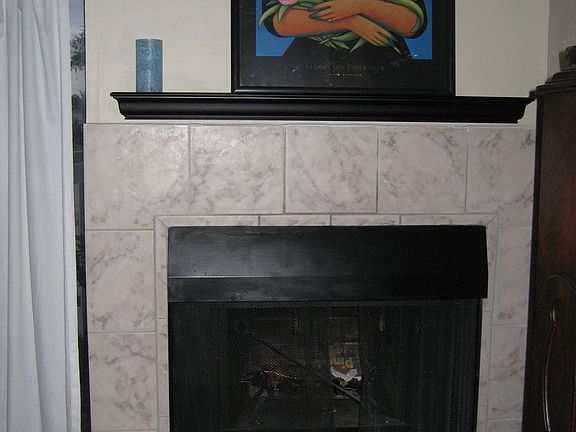living room fireplace