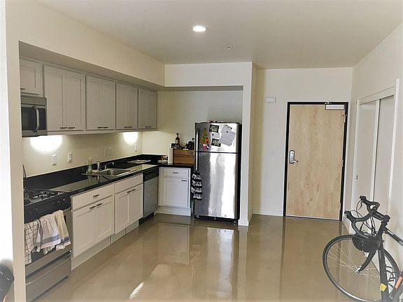 Kitchen and entry from hallway