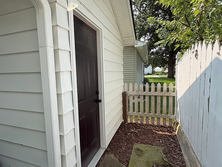 Rear entrance to Storage Area