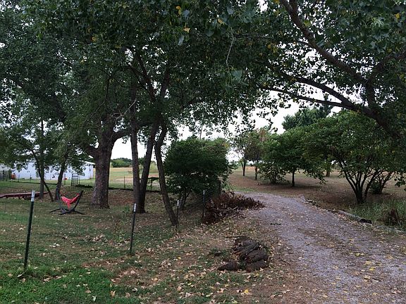 gravel drive leading to barn