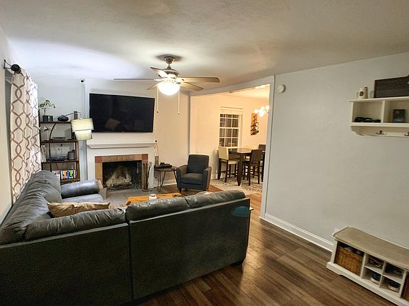 left view from front door - living room