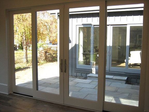 Patio between living & great rooms