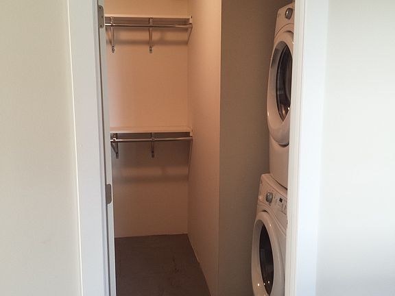 laundry and walk-in closet