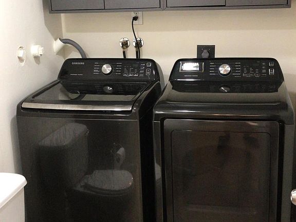 Washer and dryer