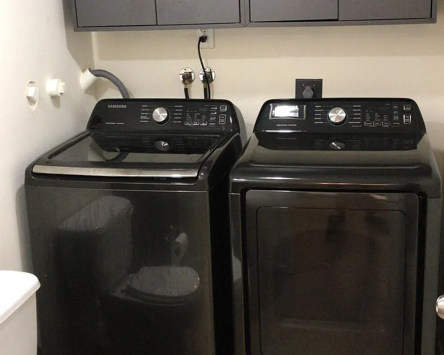 Washer and dryer