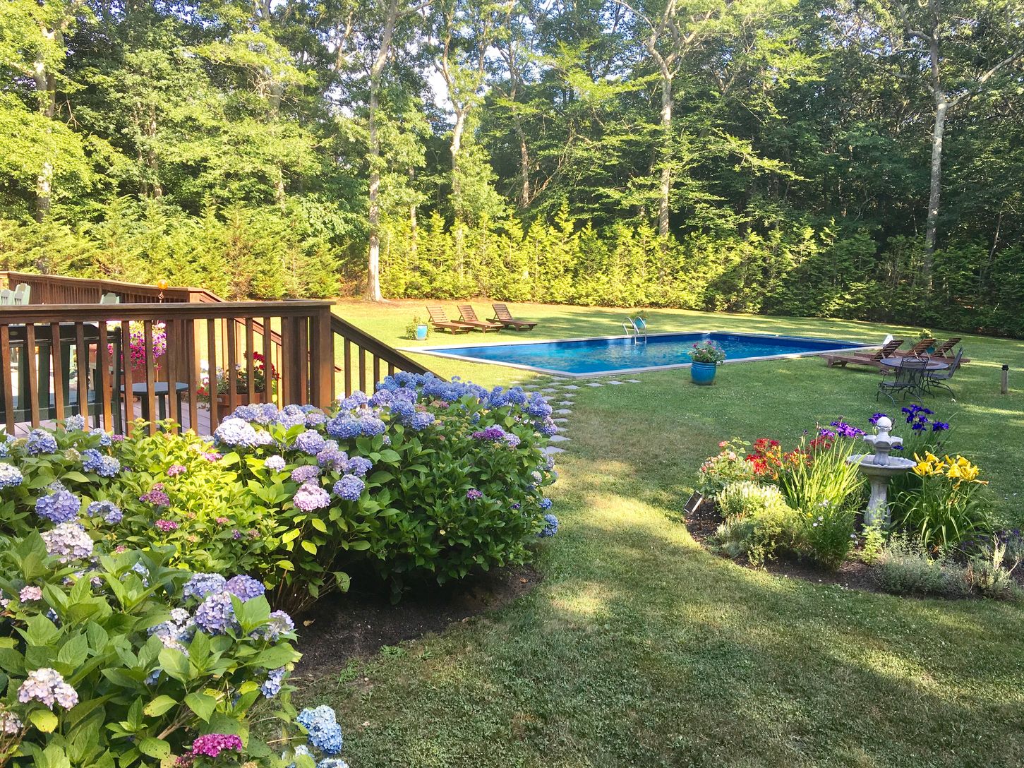  Private fenced in backyard 