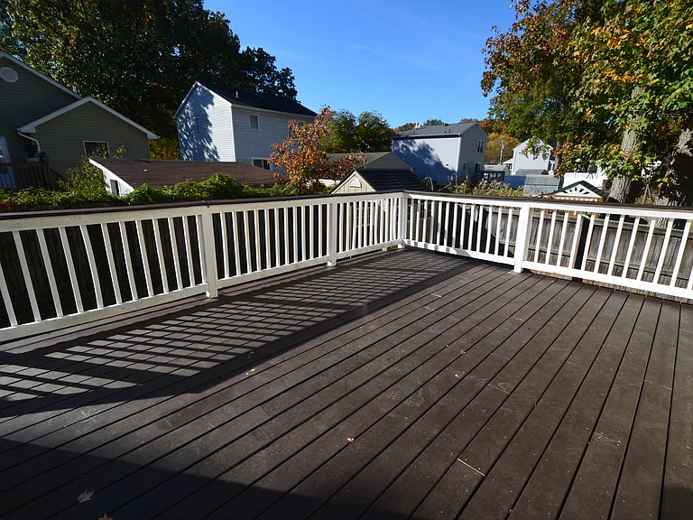 Rear deck