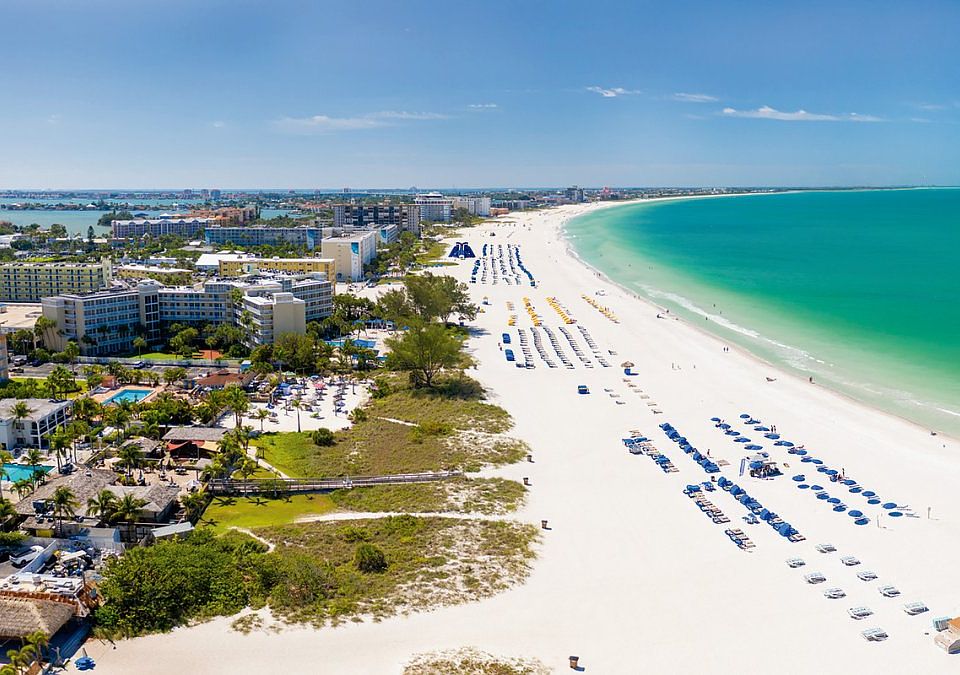 Beautiful St. Pete Beach, just blocks away