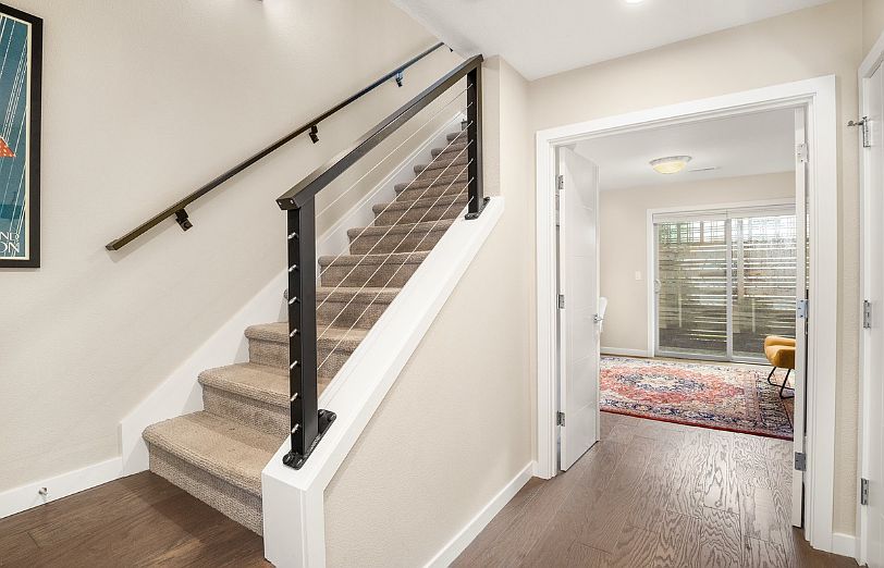 First floor entrance view to the Den/Guest Suite