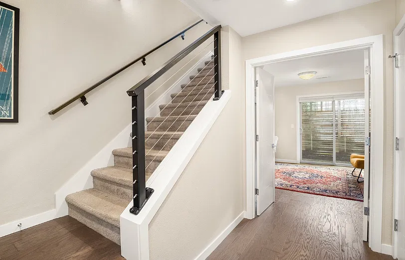 First floor entrance view to the Den/Guest Suite