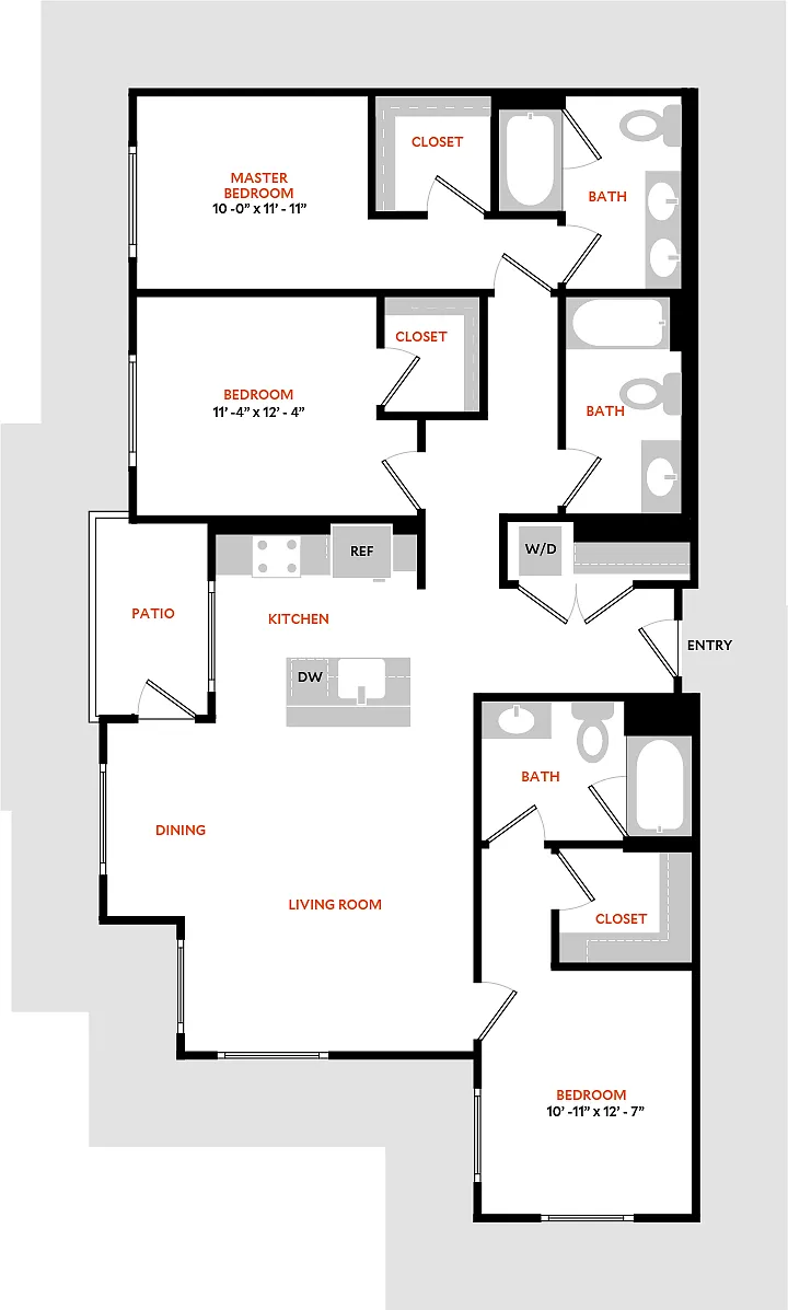 Floor plan Plan 3H
