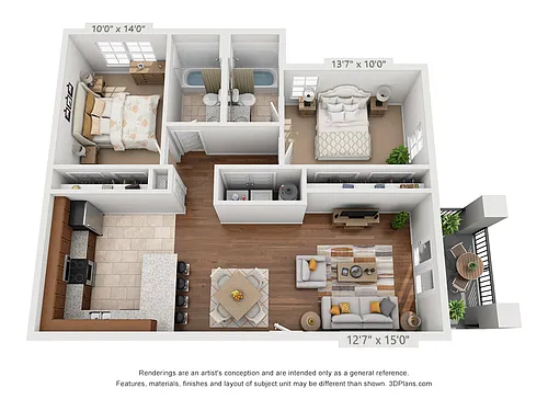Floor plan River Rock
