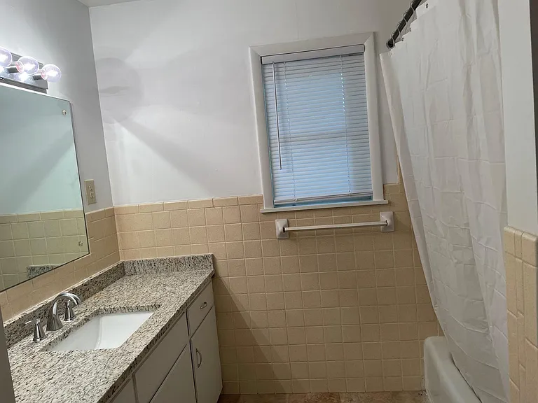 Hallway bathroom