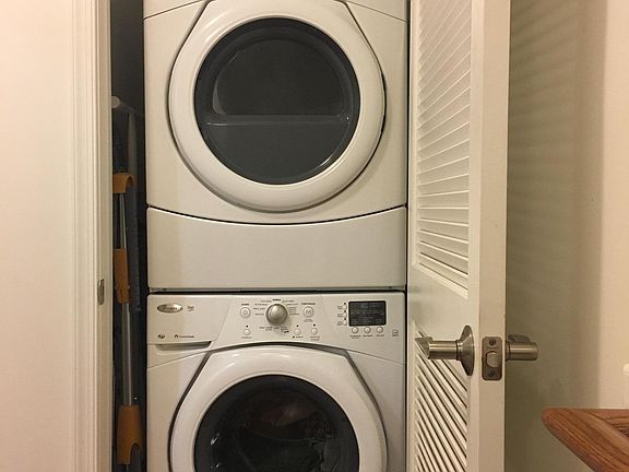 In unit washer and dryer