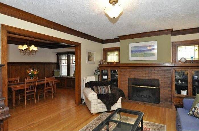 Natural Fireplace in LR