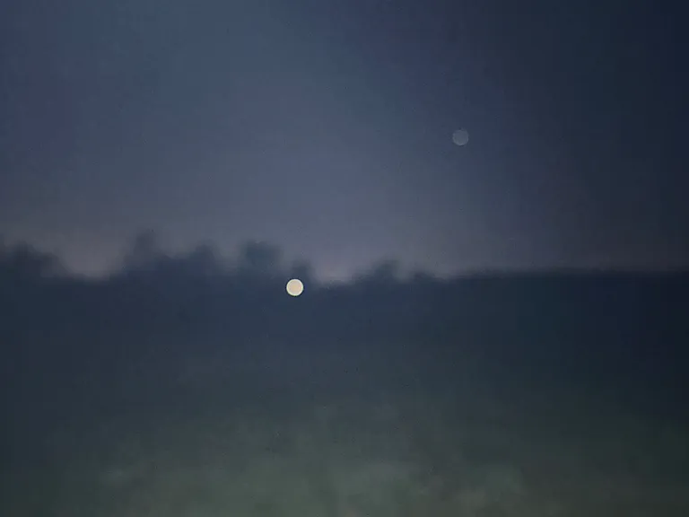 Moonlight anyone? In the sky, stars, planets and meteor showers can be seen