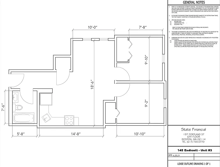2 bed, 1.0 bath, $3,500 — Photo 1