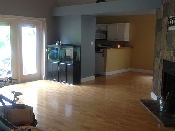 french doors & wood floor