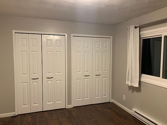 Master bedroom closet - doors closed.