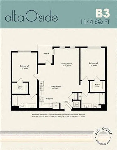 Floor plan B3