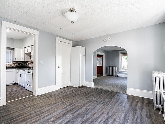 Full living room and dining room.