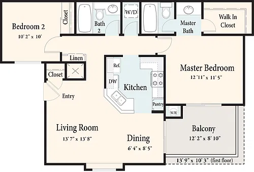 Floor plan The Valley View - Downstairs