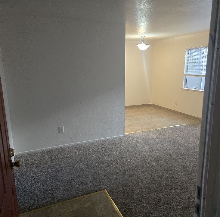 Entry to Livingroom. New carpet throughout