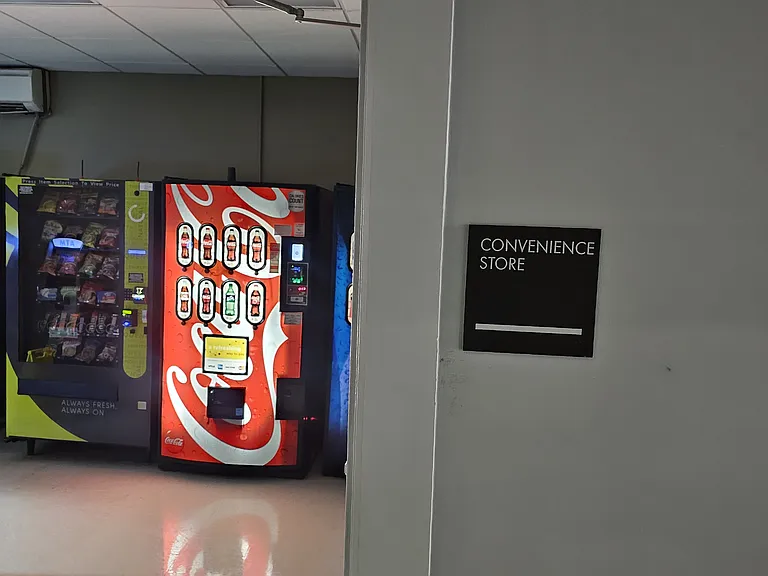 Convenience store in lobby hallway