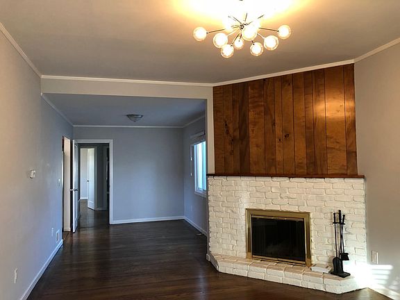 Living room and dining room