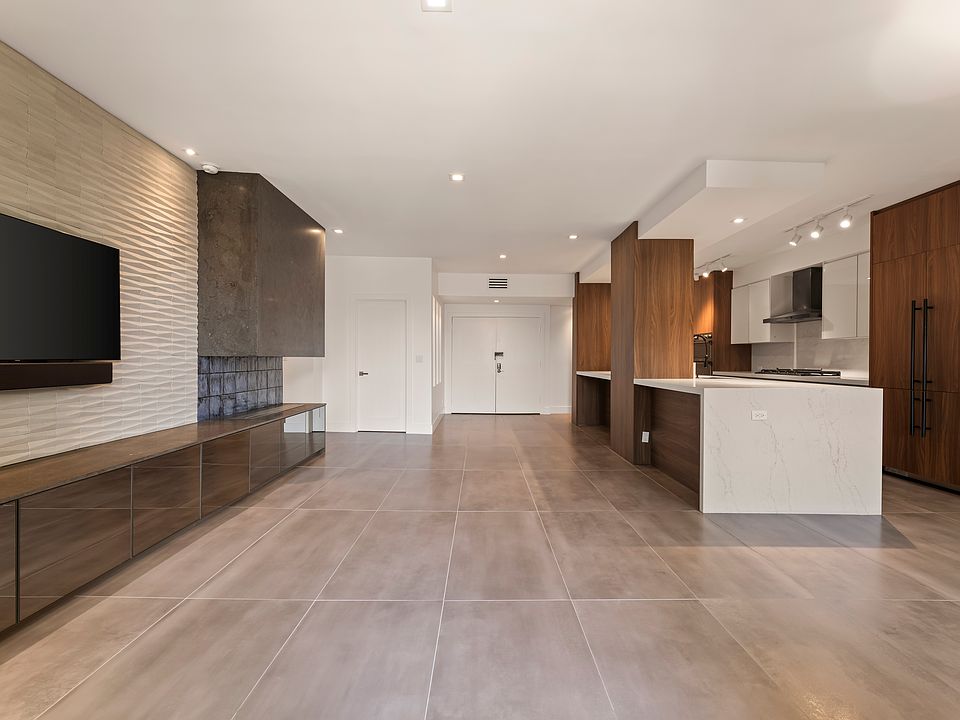 Entry, living room, dining room and kitchen.