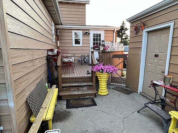 Deck View of backyard