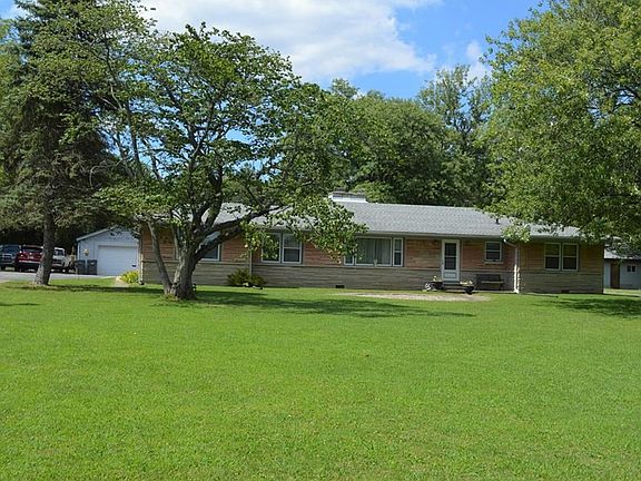 Homes sits back from Hunter Road adding to private feel. Lots of room for parking in long turn around drive.