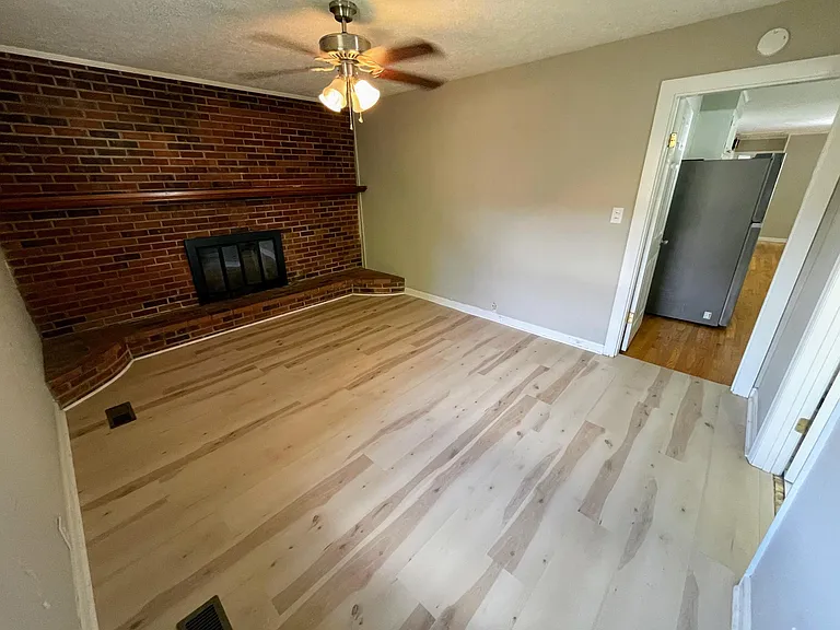 Bedroom with attached bath