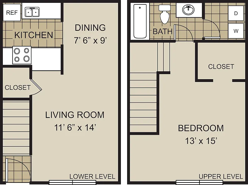 Floor plan A1- Townhome