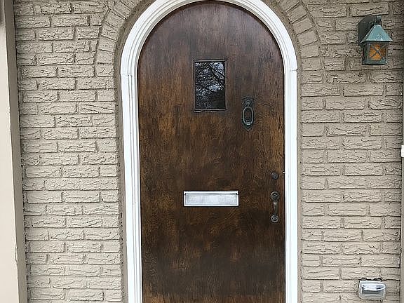 Door professionally restored