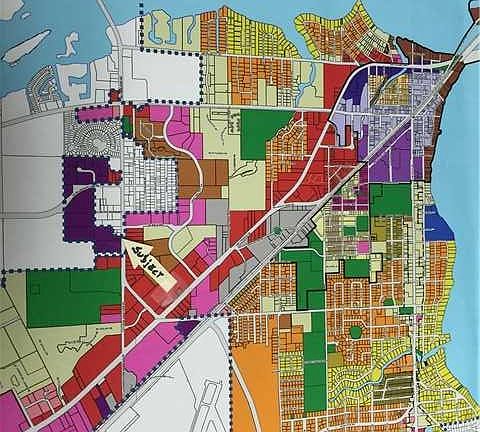 Other. Subject property noted in Purple Color lies in City of Stuart and is Zoned B-4 Note that in w