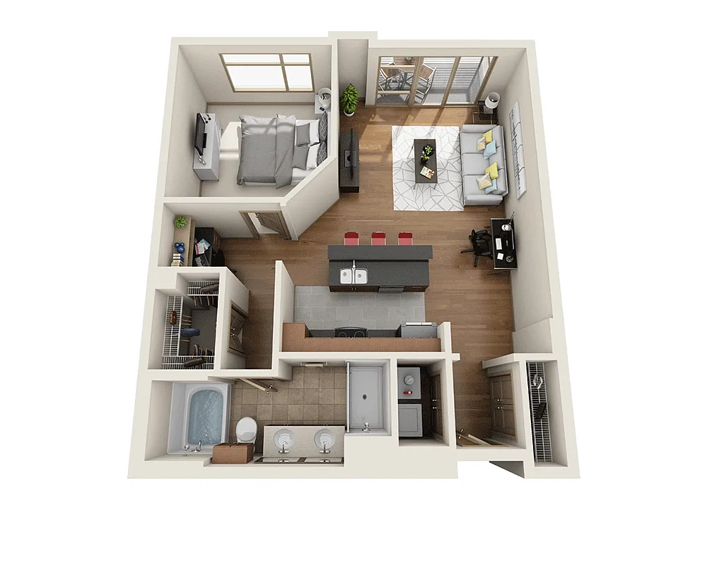 Floor plan Plan Ca (A1F)