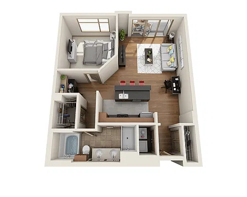 Floor plan Plan Ca (A1F)