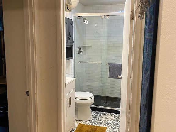 Remodeled Bath. Shower Only. No Tub