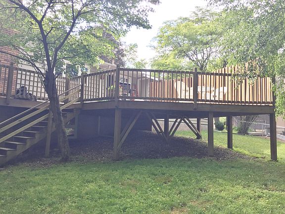 Wrap around deck