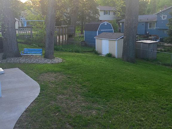 back yard and shed